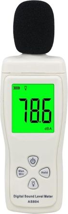 OEM Son&oacute;metro Digital As804, Decibelios 30d-130db, Herramienta De Diagn&oacute;stico, Comprobador De Monitorizaci&oacute;n, Analizador Detector De Ruido, Db