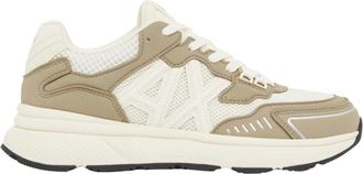 A|X Armani Exchange Leder Sneaker - Heren - Sneakers - Veelkleurig - 42 EU - Leer - Schoenen