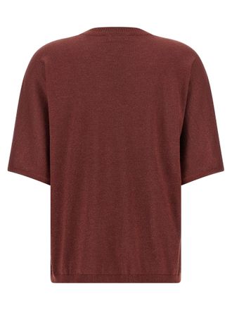 Brunello Cucinelli Womens Bordeaux Cashmere Cardigan Clothing