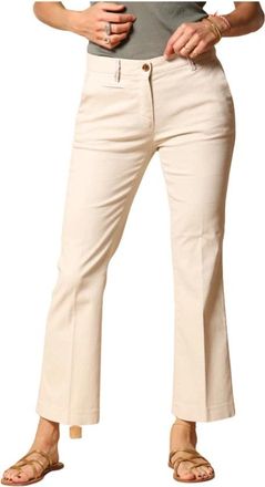 Mason's Pantalones Chinos Mujer Trompeta Slim Fit - Trousers - Mujer - Beige - M