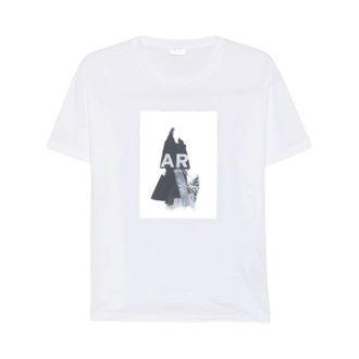 Liu Jo Camiseta de punto estampado - Tops - Mujer - Blanco - S
