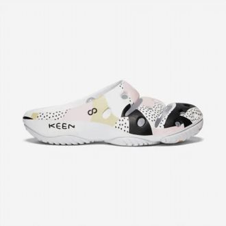 Keen Womens Yogui Arts Clog Sandals In White Multicolor