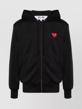 Comme Des Gar&ccedil;ons cotton zip-up hoodie
