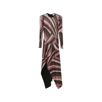 Pucci Marmo-print Handkerchief-hem Asymmetric Dress
