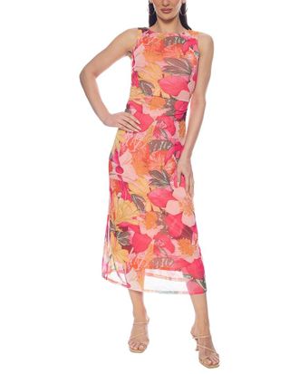 Bebe Mesh Midi Dress