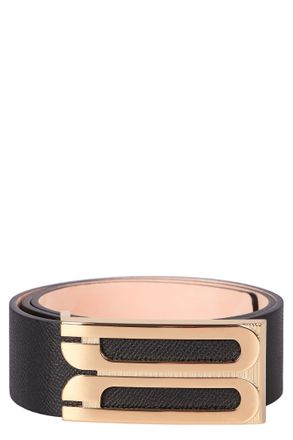 Victoria Beckham Jumbo Frame Leather Belt