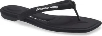 Alexander Wang Jenna Tubular Strap Flip Flop in Black at Nordstrom, Size 10Us