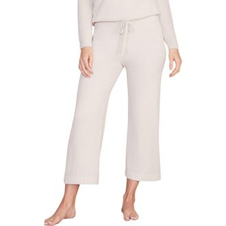 Barefoot Dreams Cozychic Ultra Lite Culotte Lounge Pants in Stone at Nordstrom, Size X-Large