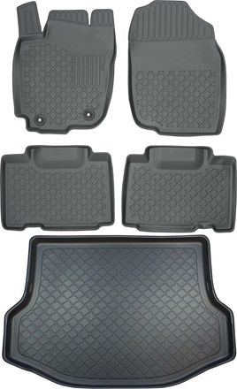 OEM Juego De Alfombrillas Para El Coche Y El Maletero Para El Suv Toyota Rav4 Iv (de Marzo De 2013 A Diciembre De 2018)