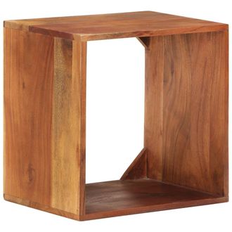 vidaXL Vidaxl - Estante De Pared Madera Maciza De Acacia 40x30x40 Cm