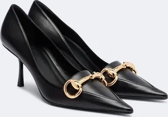 Gucci Boulevard Horsebit leather pumps