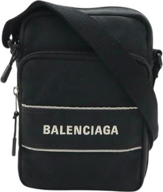 Balenciaga Borsa a spalla in tela di nylon sportiva Pre-owned - - Pre-owned - Donna - Nero - ONE SIZE