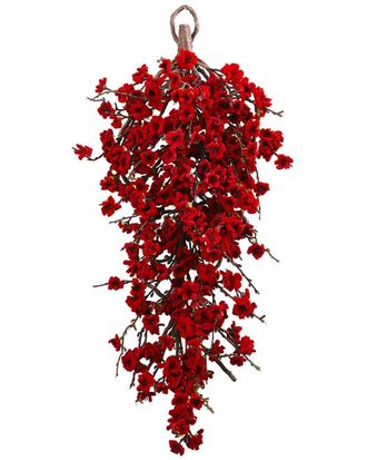 Nearly Natural 28In Plum Blossom Teardrop