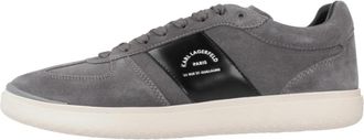 Karl Lagerfeld Sneakers - Heren - Sneakers - Grijs - 45 EU - Leer - Schoenen