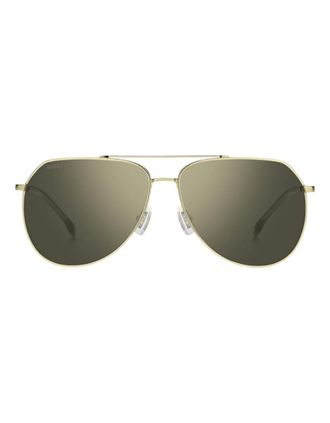 HUGO BOSS Mens Hugo Boss Gold Antireflex Lens Gold Sunglasses - Size: ONE size