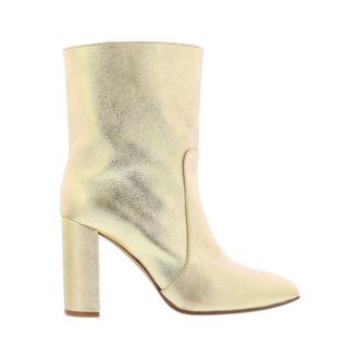 Toral Shoes Heeled Boots, female, Yellow, 7 UK, Champagne Metallic Winter Boots