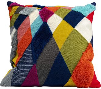 Kare Design Coj&iacute;n geom&eacute;trico multicolor 45x45cm