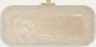 Judith Leiber Long Slide Crystal Minaudiere