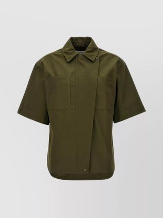 Max Mara collared neck shirt with front pockets