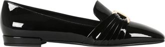 Ferragamo Lumie Loafers - Dames - Schoenen - Zwart - Maat: 39 EU Leer