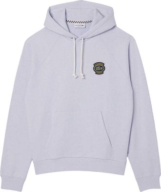 Lacoste Heren-hoodie met Heritage-logo (Blauw)