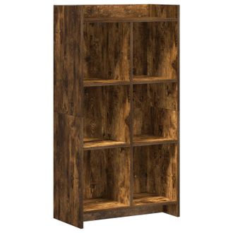 vidaXL Estanter&iacute;a Roble Ahumado 59 X 30 X 111 Cm Madera De Ingenier&iacute;a Vidaxl