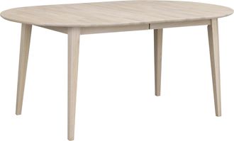 Rowico Ovaler, ausziehbarer Tisch Filippa Eiche gebleicht 170-250 x 105 cm