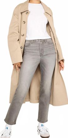 Good American Good Curve Straight Jeans In Grey