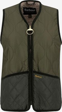 Barbour Gesteppte Weste aus Canvas mit V-Ausschnitt Klara