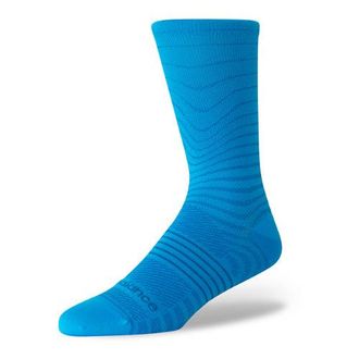 New Balance Unisex Pro Run Crew Calzini 1 Pair in Blu, Nylon, Taglia XL