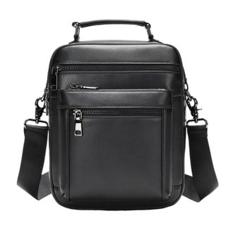 Generic Compatible For Mens Shoulder Bags Messenger Bag for Men Crossbody(Black)
