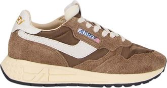 Autry Brown Windspin Low Sneakers