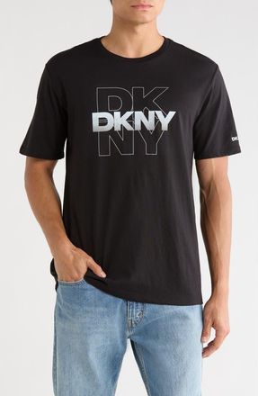 DKNY Nitis Graphic T-Shirt in Black at Nordstrom Rack, Size X-Large