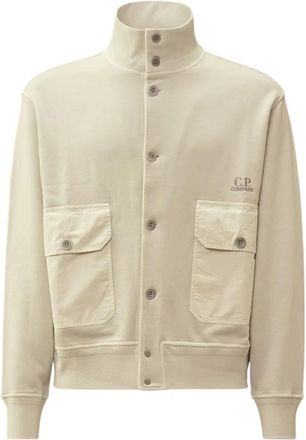 C.P. Company Open Sweat Light Jacket - Heren - Zomerjassen - Grijs - XL - Katoen - Jassen