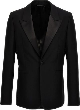 Givenchy Peak-Lapel Double-Breasted Blazer - Heren - Blazers - Zwart - M - Wol - Jassen
