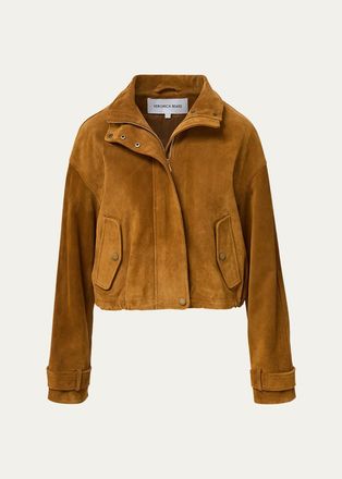 Veronica Beard Bateman Suede Jacket