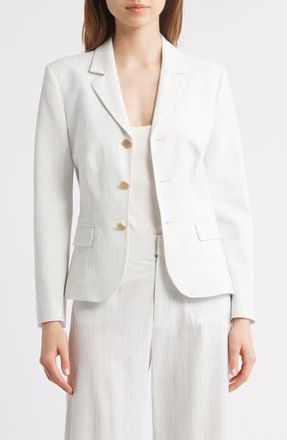 Frame Denim The Smart Blazer in Light Chambray Multi at Nordstrom Rack, Size 0