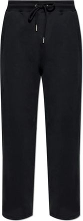 Ami Wide-leg joggingbroek - Heren - Sweatpants - Zwart - L - Katoen - Broeken