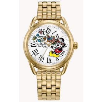 Citizen Mickey Classic Automatic White Dial Ladies Watch FE7093-57W
