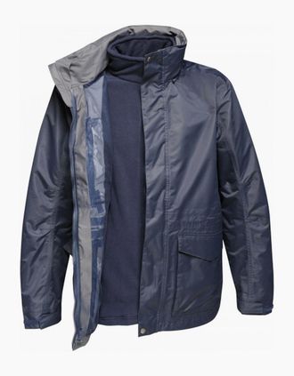 Regatta Mens Regatta Professional Mens Hooded Padded Jacket - Grey/Multi - Size: 38/Regular