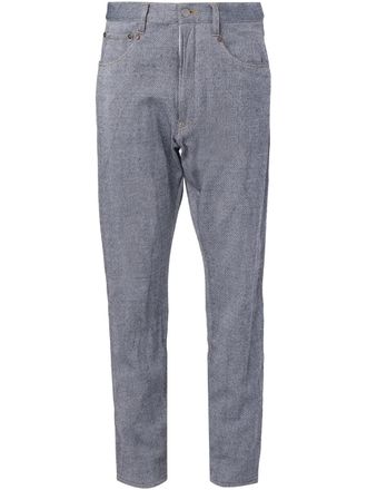 Kiminori Morishita straight fit trousers - men - Polyester/Nylon/Wool - 4 - Grey