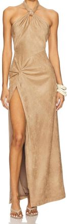 Ronny Kobo Brigita Dress In Tan