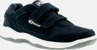 Gola Mens Gola Mens Trainers Belmont Suede Wide Touch Fastening navy UK Size - Blue - Size: 10