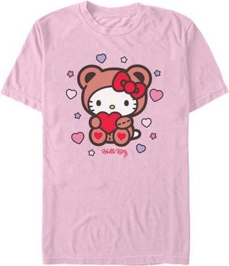 Hello Kitty Mens Hello Kitty Cute Valentine Bear T Shirt in Blossom at Nordstrom, Size Xxx-Large