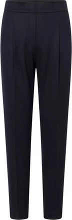 Windsor Slim-fit broek - Dames - Slim Fit Broeken - Blauw - L - Wol - Broeken