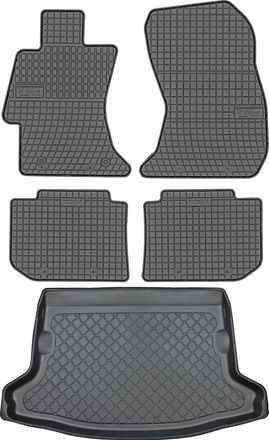 OEM Subaru Xv I Suv De Enero De 2012 A 2017. Juego De Alfombrillas De Goma Para Coche Y Alfombrilla Para Maletero