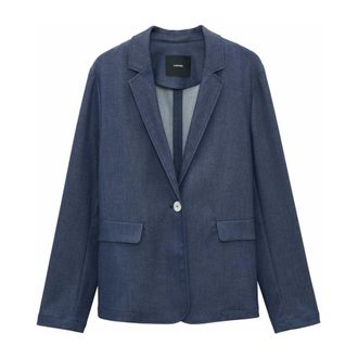 someday Dames, Jassen, Blauw, Maat: S Leer