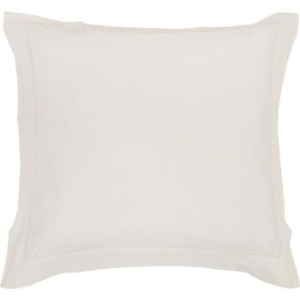 Pom Pom at Home Classico Cotton Sateen Euro Pillow Sham in Ivory at Nordstrom