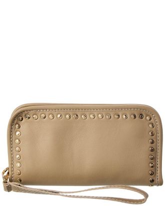 Persaman New York Leona Studded Leather Wallet