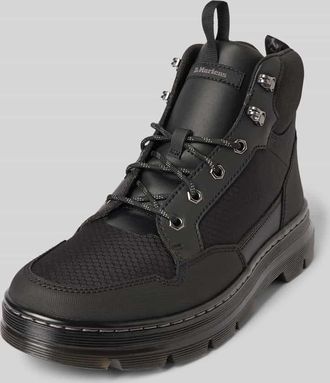 Dr. Martens Boots aus Leder-Textil-Mix mit profilierter Sohle in Black, Größe 41
